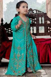 0040-TIA HAND EMBELLISHED KOREAN SILK STITCHED