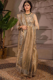 0068-IZARA HAND EMBELLISHED COTTON ZARI STITCHED