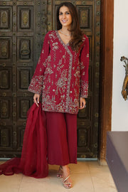 0077-RANIYAH HAND EMBELLISHED SILK STITCHED