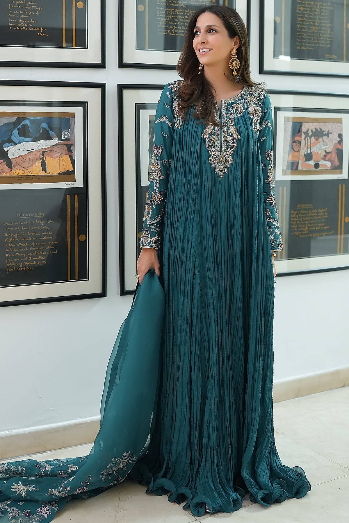 0079-MAHNOOR HAND EMBELLISHED SILK STITCHED