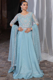 0080-KAIYA EMBROIDERED SILK NET STITCHED
