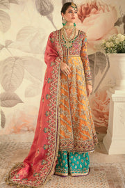 0090-FLORENCE HAND EMBELLISHED SILK NET STITCHED