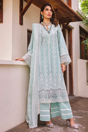 3976-MAHROSH EMBROIDERED LAWN STITCHED