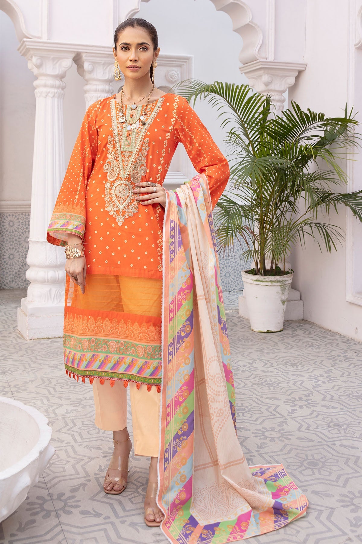 0099-PRINT-A DIGITAL PRINTED LAWN UNSTITCHED
