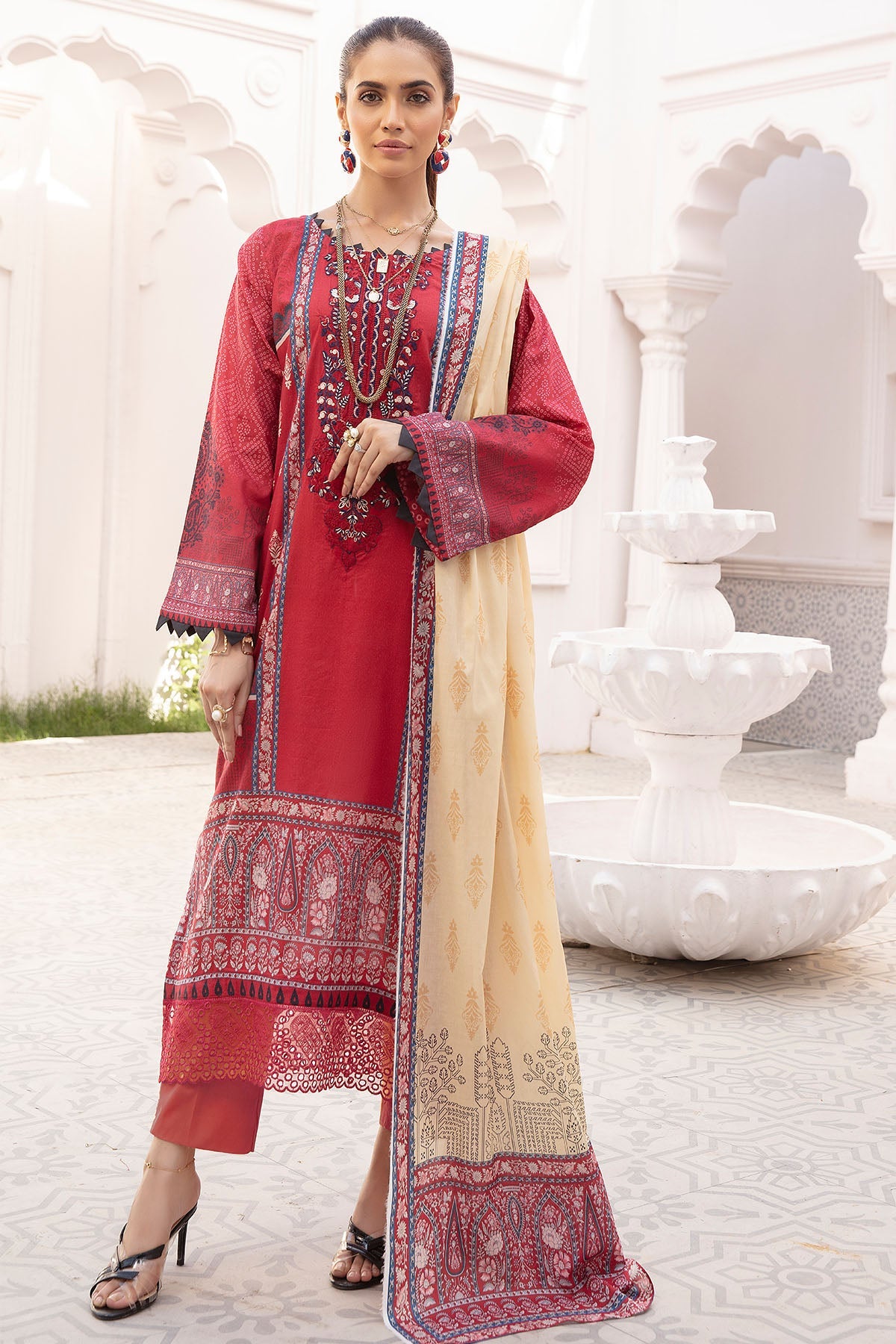 0101-PRINT-A DIGITAL PRINTED LAWN UNSTITCHED