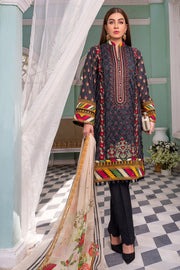 0107-TEHZIB DIGITAL PRINTED LAWN UNSTITCHED