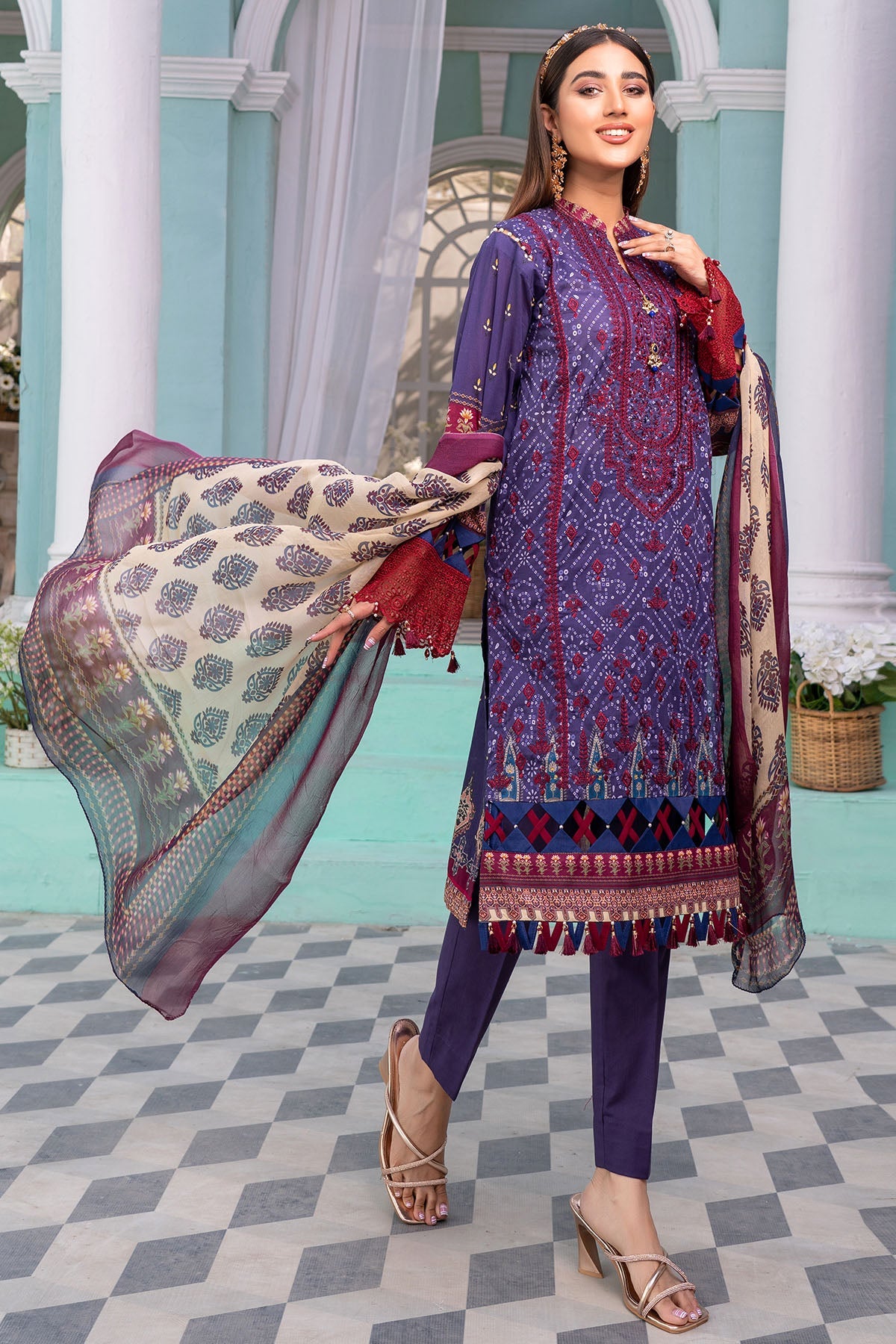 0110-MASAKALI DIGITAL PRINTED LAWN UNSTITCHED
