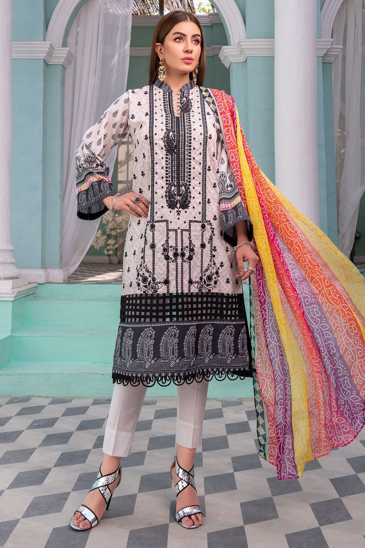 0114-SAFFA DIGITAL PRINTED LAWN UNSTITCHED