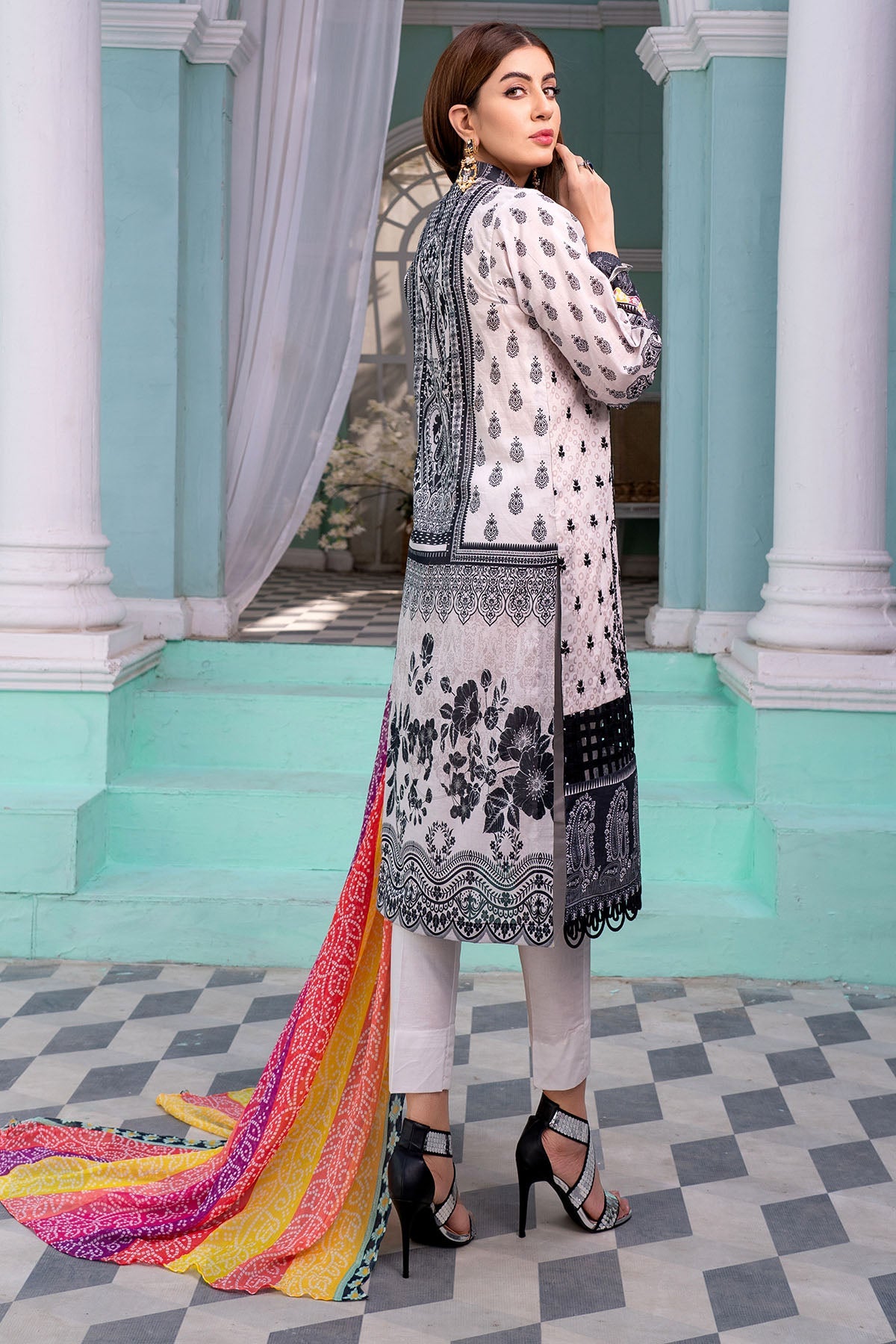 0114-SAFFA DIGITAL PRINTED LAWN UNSTITCHED