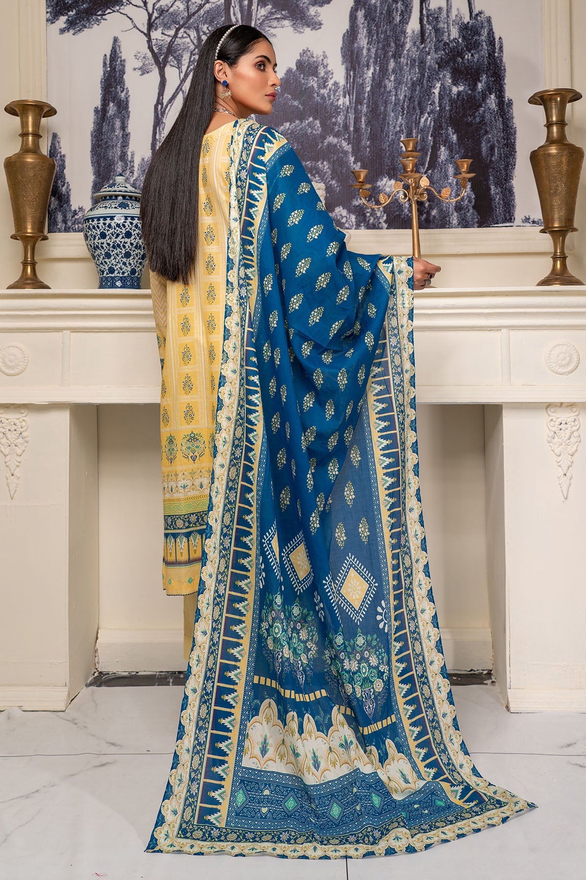 0281-PRINT-A DIGITAL PRINTED LAWN UNSTITCHED