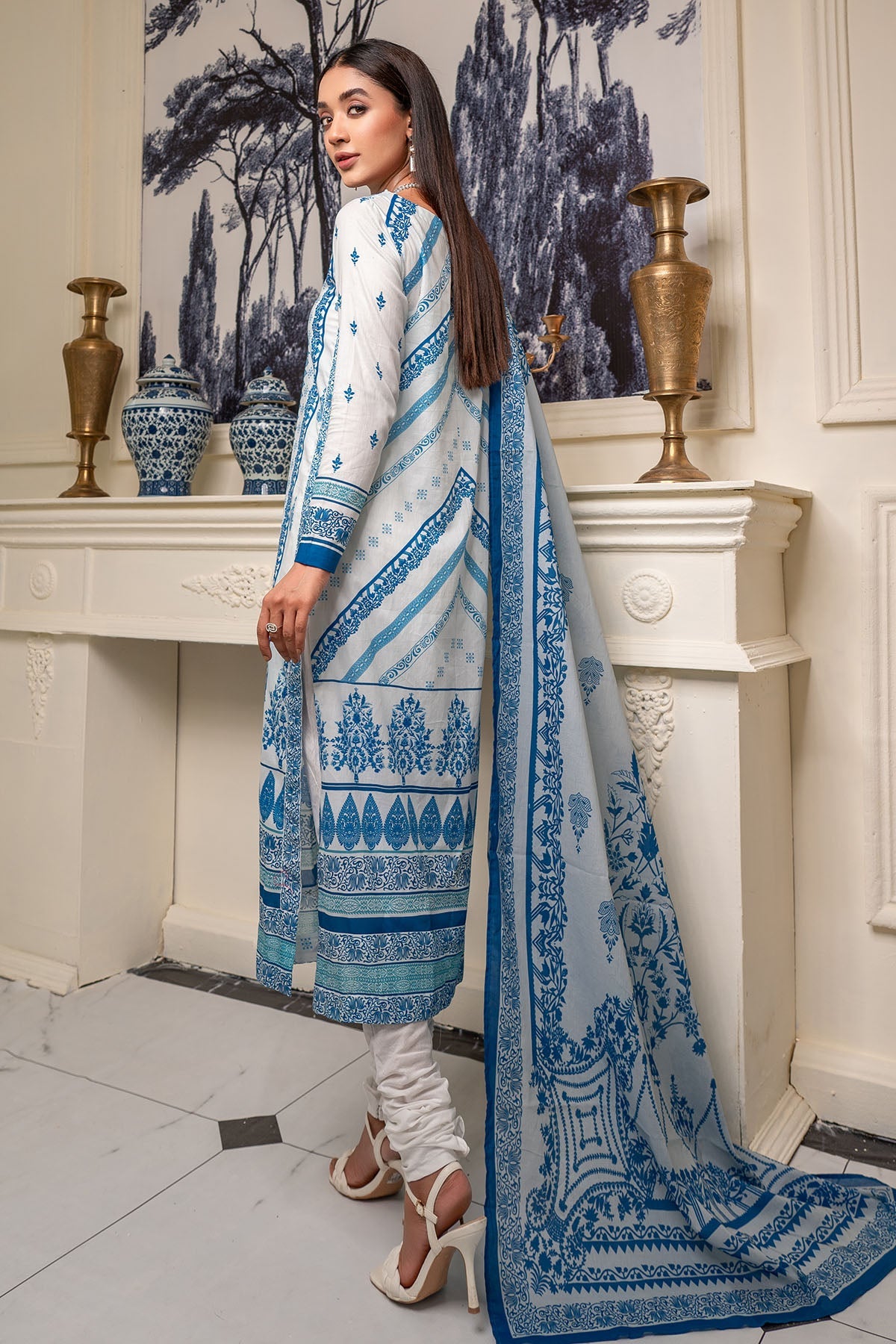 0286-PRINT-A DIGITAL PRINTED LAWN UNSTITCHED