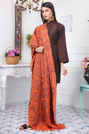 2419-PALE-RUST EMBROIDERED WOOL SHAWL