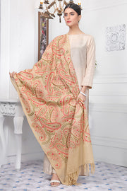2421-MOON-MIST EMBROIDERED WOOL SHAWL
