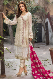 2350-IVORY-ALLURE EMBROIDERED CRINKLE CHIFFON UNSTITCHED