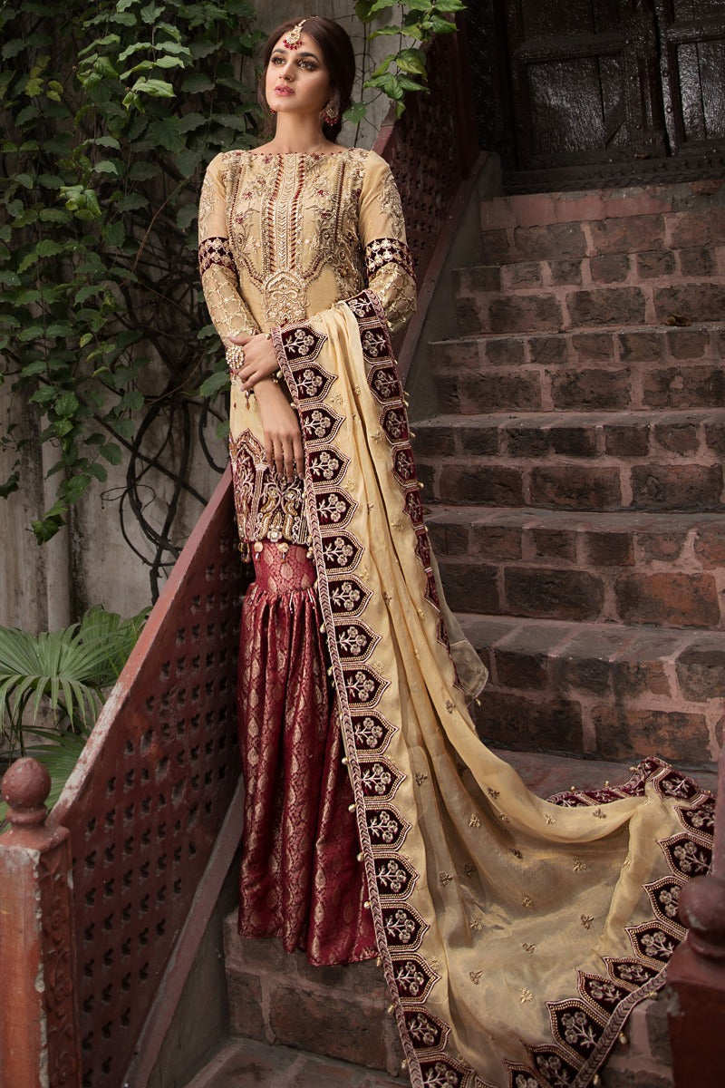 2352-SCARLET-VAULT EMBROIDERED JACQUARD UNSTITCHED