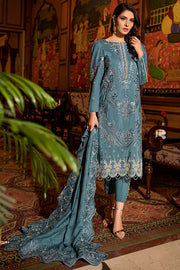 2372-AZURE-VAULT EMBROIDERED KARANDI UNSTITCHED