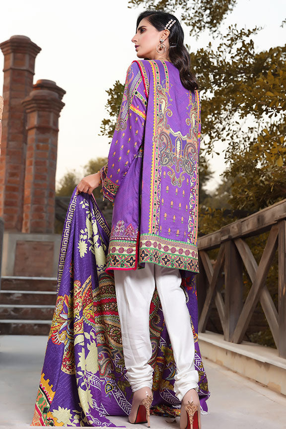 2401-AMETHYST DIGITAL PRINTED LINEN STITCHED