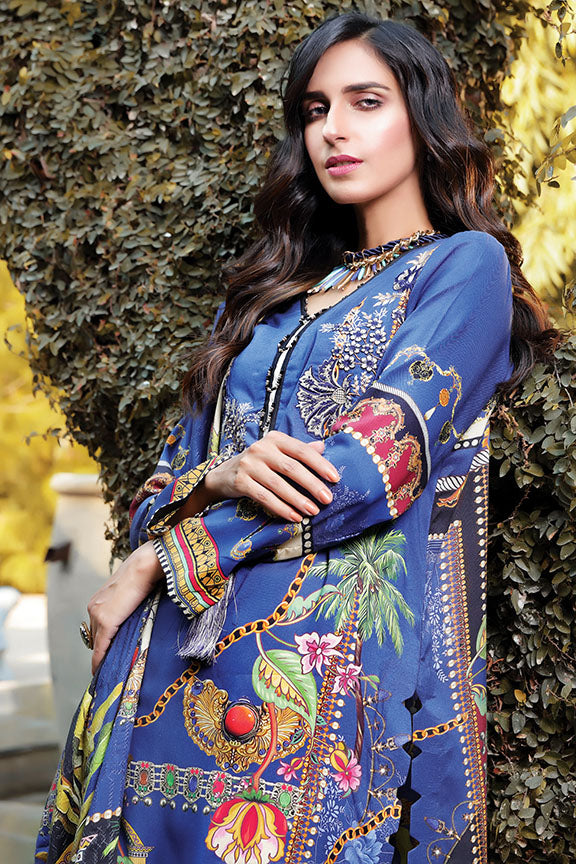 2403-MOON-MIST DIGITAL PRINTED LINEN STITCHED