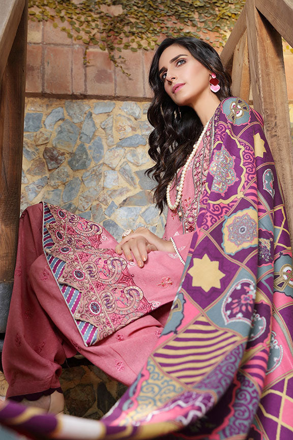 2405-WINTER-JEWEL EMBROIDERED KARANDI STITCHED