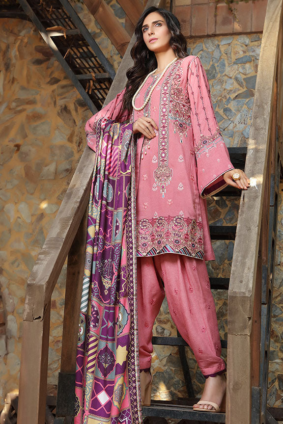2405-WINTER-JEWEL EMBROIDERED KARANDI STITCHED
