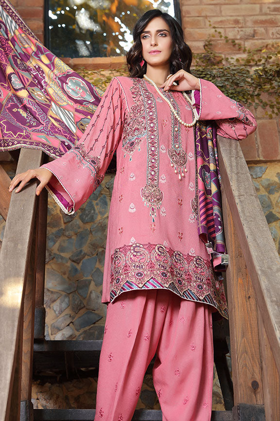 2405-WINTER-JEWEL EMBROIDERED KARANDI STITCHED