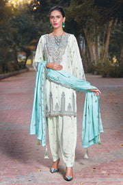 2409-FOLK-JADE EMBROIDERED KARANDI STITCHED
