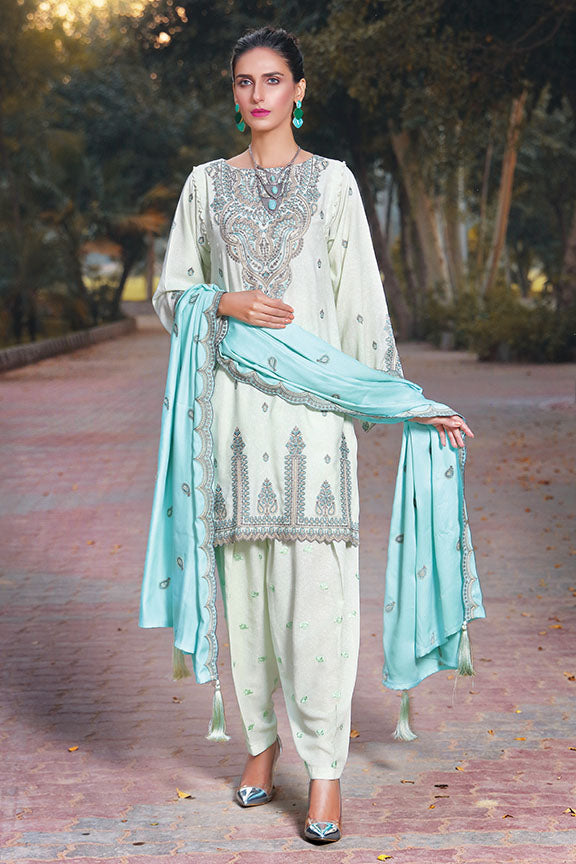 2409-FOLK-JADE EMBROIDERED KARANDI STITCHED
