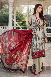 2443-MIST-GREY EMBROIDERED LAWN UNSTITCHED
