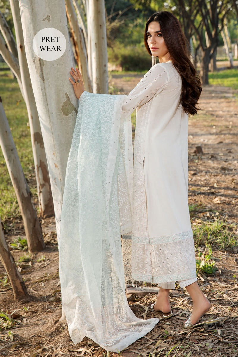 2445-GREY-NURSE EMBROIDERED LAWN STITCHED