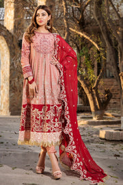 2457-WAX-FLOWER EMBROIDERED LAWN UNSTITCHED