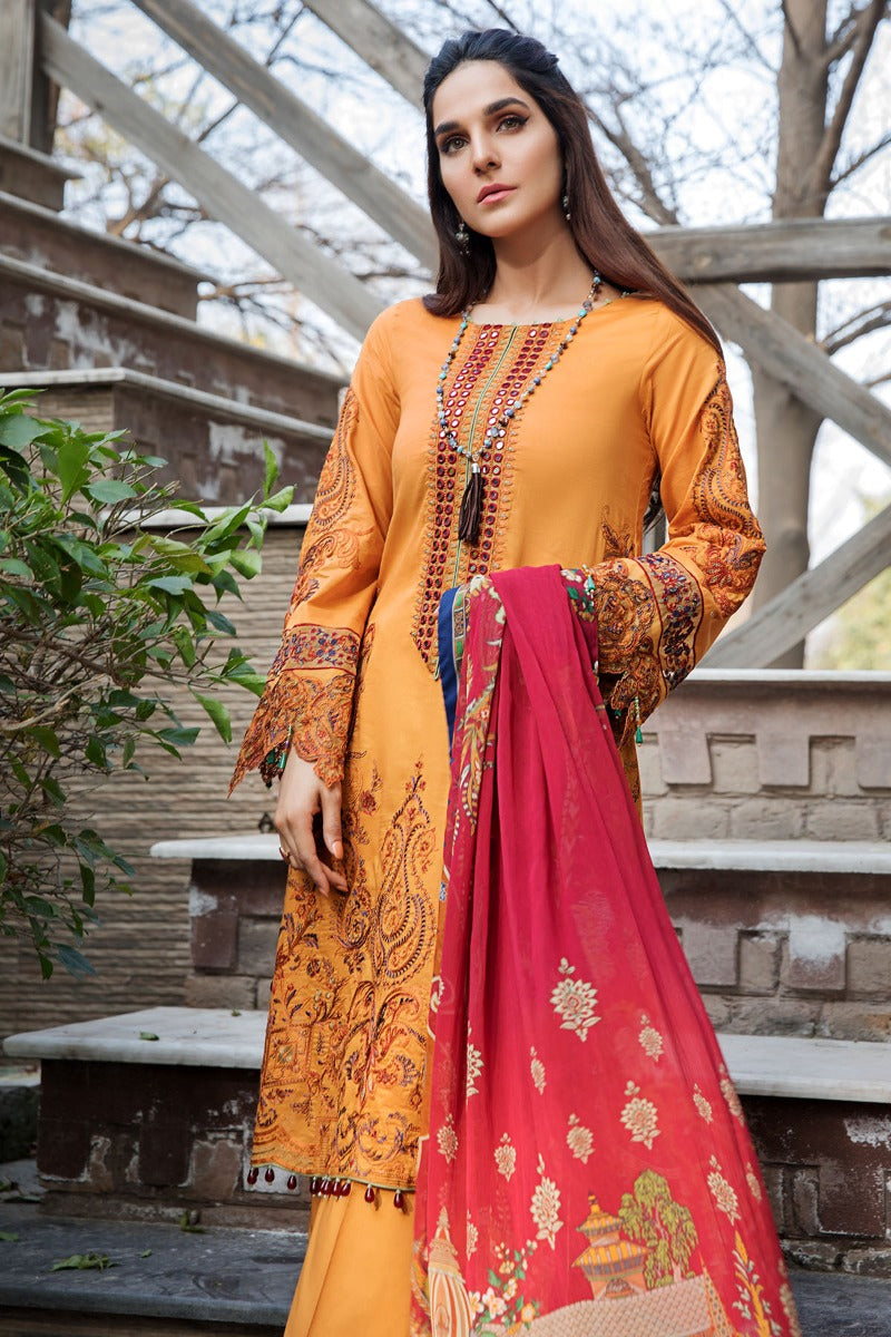 2458-TULIP-TREE EMBROIDERED LAWN UNSTITCHED