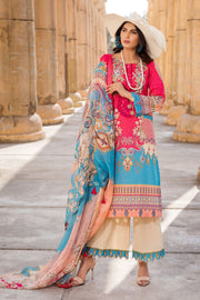 2518-FRENCH-ROSE DIGITAL PRINTED LAWN UNSTITCHED