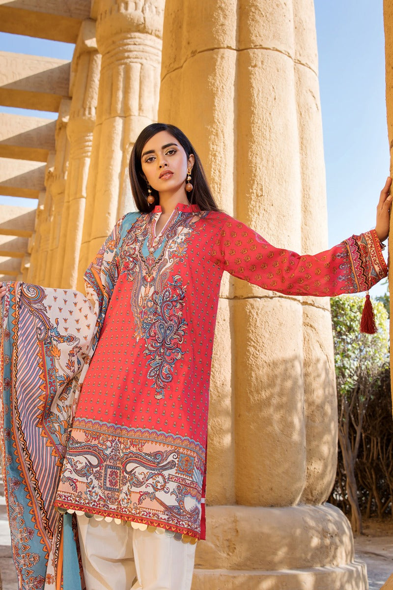 2530-WILD-WATERMELON DIGITAL PRINTED LAWN UNSTITCHED