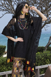 2052-COAL-BLACK EMBROIDERED LAWN UNSTITCHED