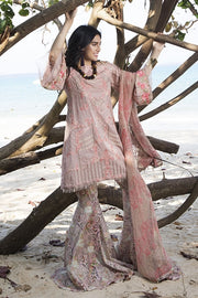 2055-SEA-SHELL-PEACH EMBROIDERED LAWN UNSTITCHED