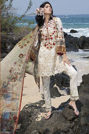 2056-PORCELAIN-WHITE EMBROIDERED LAWN UNSTITCHED
