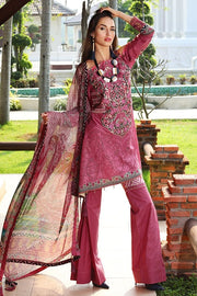 2056-ROUGE-PINK EMBROIDERED LAWN UNSTITCHED