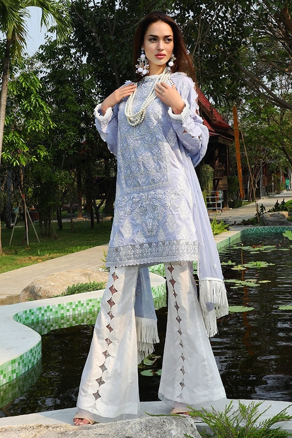 2059-LAVENDER-LILAC EMBROIDERED LAWN UNSTITCHED