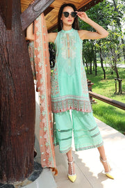 2064 ARCTIC GREEN EMBROIDERED LAWN UNSTITCHED
