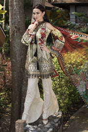 2065-SHELL-WHITE EMBROIDERED LAWN UNSTITCHED