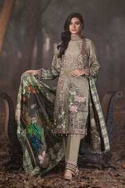 2162-UMBER DIGITAL PRINTED SILK KARANDI UNSTITCHED