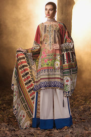 2163-GOLD-DUST DIGITAL PRINTED SILK KARANDI UNSTITCHED