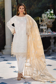 2203-DREAMY-WHITE EMBROIDERED LAWN UNSTITCHED