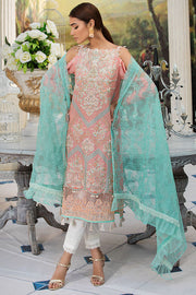 2209-CONTOURED-FLOWER EMBROIDERED LAWN UNSTITCHED