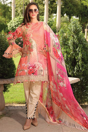 2246-PEACHY-PEARL DIGITAL PRINTED LAWN UNSTITCHED