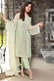 2291-APPEARING EMBROIDERED BEMBERG CHIFFON UNSTITCHED