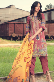 2389-AUTMN-HUES DIGITAL PRINTED LINEN UNSTITCHED