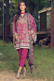 2390-MAHOGANY DIGITAL PRINTED LINEN UNSTITCHED