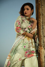 2392 WINTER GARDEN DIGITAL PRINTED WOOL UNSTITCHED
