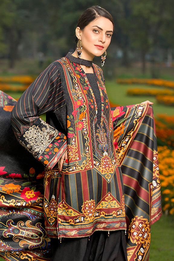 2427-REGALIA DIGITAL PRINTED COTAIL STITCHED
